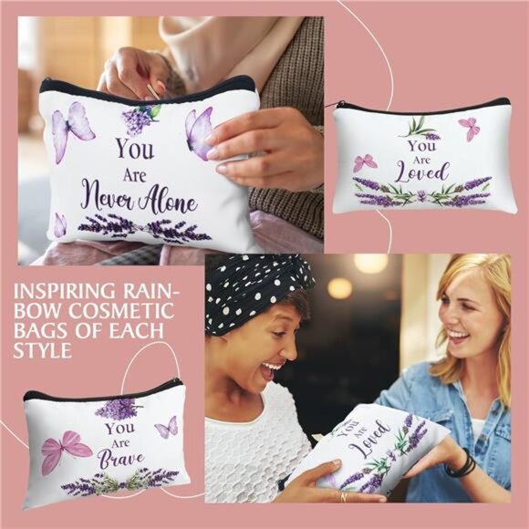 10 Pcs Women's Inspirational Appreciation Gift Bag Bulk Purple Butterfly - Picture 5 of 7